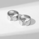 Набор колец 2 штуки «Неразлучники» биба и боба, цвет серебро, безразмерное - фото 9781375