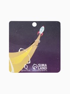 Брошь «Космонавт» на луне, цвет чёрно-белый 9626885