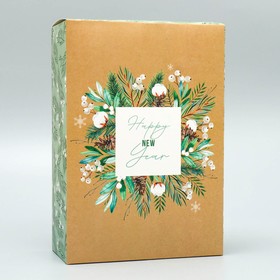 Коробка складная «Сказочного нового года», 16 × 23 × 7.5 см