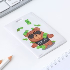 Чехол для бейджа Rich , 6,5 х 10,5 см