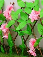 Ограждение декоративное, 35×120 см, «Розовые цветы», Greengo - Фото 3