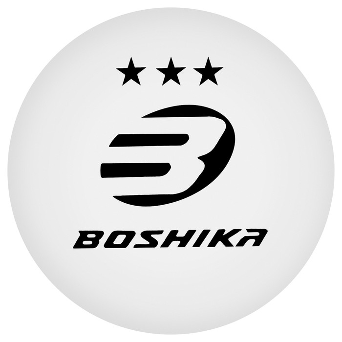Мяч для н/т BOSHIKA Expert 3***, диаметр 40+ мм, (набор 6 шт), цвет белый