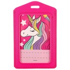 Чехол для бейджа, кожзам, Минни Маус и Единорог 9426361