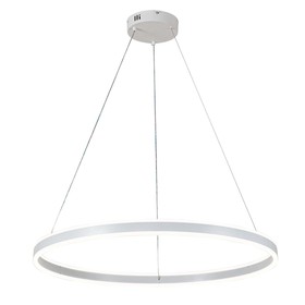 Светильник подвесной Indigo, 14001/1P White. 1х123Вт, LED, 4680Лм, 3000-5700К, пульт ИК, 800х800х100/1240 мм, цвет белый