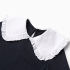 Платье для девочки школьное, цвет темно-синий, рост 140 см - фото 24544523