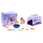 Игровой набор «Любимый питомец» в переноске, с аксессуарами, МИКС, уценка - Фото 8