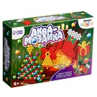 УЦЕНКА Аквамозаика с декорациями «Новогодняя ёлка», 4 фигурки - Фото 1