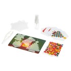 УЦЕНКА Аквамозаика с декорациями «Новогодняя ёлка», 4 фигурки - Фото 2