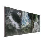 Часы-картина настенные модульные, триптих "Водопад", бесшумные, 30 х 40 см - фото 24580738
