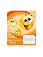 Комплект тетрадей из 10 штук, 18 листов в линию Calligrata "Смайлики", обложка мелованный картон, ВД-лак, блок офсет, 4 вида по 2 штуки + 2 повторяющиеся  (артикул 9410127)  большой выбор товаров оптом и в розницу по низким ценам с доставкой