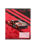 Комплект тетрадей из 10 штук, 18 листов в линию Calligrata «Тачки», обложка мелованный картон, ВД-лак, блок офсет, 5 видов по 2 штуки  (артикул 9410137)  большой выбор товаров оптом и в розницу по низким ценам с доставкой