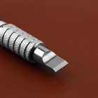 Нож поворотный для тиснения на коже, 9×2.7 см, цвет серебряный - Фото 3