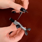 Нож поворотный для тиснения на коже, 9×2.7 см, цвет серебряный - Фото 9