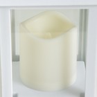 Ночник "Огонек" LED 3Вт 4000К 3х ААА белый 10,5х10,5х24см RISALUX - фото 22717295