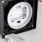 Ночник "Огонек" LED 3Вт 4000К 3х ААА черный 10,5х10,5х24см RISALUX - фото 22717302