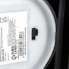 Ночник "Огонек" LED 3Вт 4000К 3х ААА черный 10,5х10,5х24см RISALUX - фото 22717303