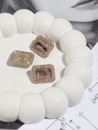 Пуговицы на ножке, металлические, 18×21 мм, 3 шт., цвет коричневый, золотой - Фото 2