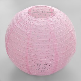 Абажур нежно-розовый d.30 см