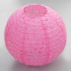 Абажур розовый d.30 см - фото 3109250