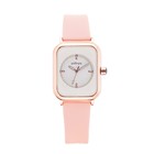Часы наручные кварцевые женские, циферблат d=3.5 см, длина l=24 см, розовый ремешок - Фото 2