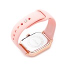 Часы наручные кварцевые женские, циферблат d=3.5 см, длина l=24 см, розовый ремешок - Фото 4