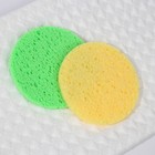 Спонжи для умывания, круглые, d=8 см, 2 шт., МИКС - Фото 5
