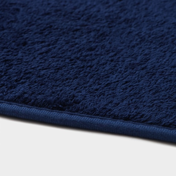 Коврик для дома Доляна «Искушение», 40×60 см, цвет синий