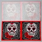 Салфетки бумажные «Череп», в наборе 20 шт. - фото 43023029