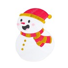 Новогодние салфетки бумажные фигурные «Снеговик», 2 слоя, 20 шт. - Фото 4