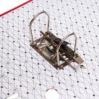 Папка-регистратор 75 мм, А4, Calligrata «Mega», бумвинил, с карманом на корешке, нижний металлический кант, красная - Фото 8