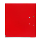 Папка-регистратор 75мм, А4, Calligrata "Mega", бумвинил, с карманом на корешке, нижний металлический кант, красная - Фото 10