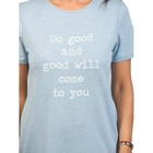 Туника женская Do good and good will, размер 44, цвет голубой - Фото 5