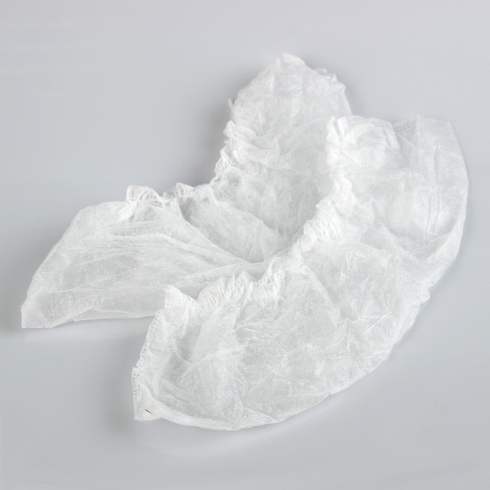 Носки одноразовые медицинские спандбонд НПП белый 360*120 мм 17 гр/м2 25 пар/уп - Фото 1