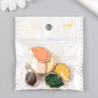 Пуговица пластик для творчества «Каменный лист», 2.5×1.9×0.9 см, МИКС - Фото 5