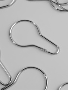 Крючок для штор, 6.8×3.8×0.2 см, цвет серебряный - Фото 2