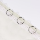 Кольцо для карниза, разъёмное, d=28/33 мм, цвет серебряный - Фото 3