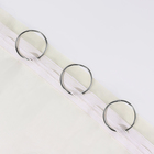 Кольцо для карниза, разъёмное, d=35/38 мм, цвет серебряный - Фото 3