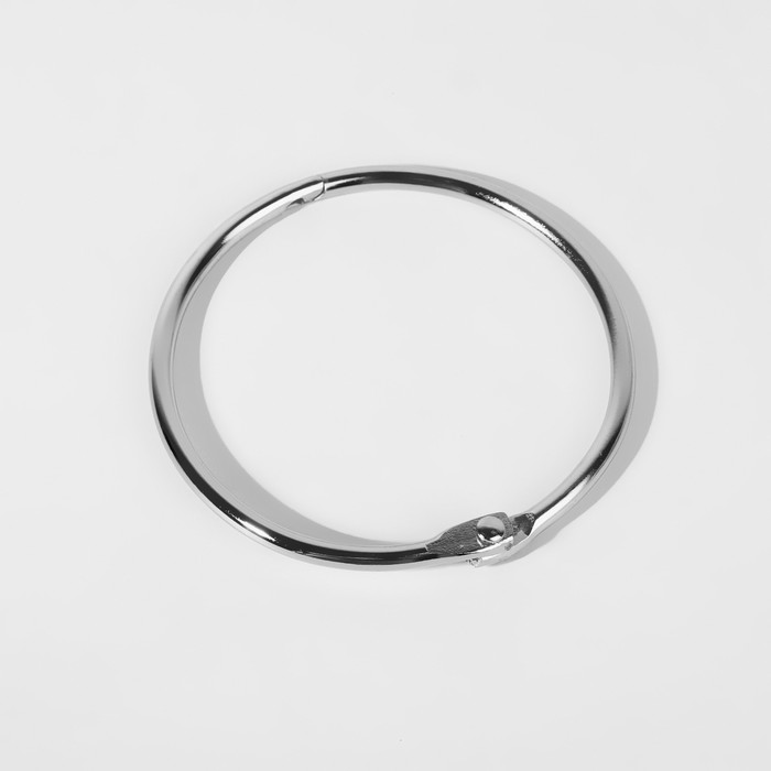 Кольцо для штор металл d50/56мм (фас 100шт цена за шт) серебряный