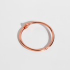 Кольцо для карниза, разъёмное, d = 28/33 мм, 10 шт, цвет розовое золото - Фото 2
