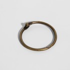 Кольцо для карниза, разъёмное, d = 28/33 мм, 10 шт., цвет бронзовый - Фото 2