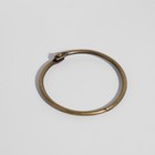 Кольцо для карниза, разъёмное, d=50/56 мм, 10 шт., цвет бронзовый - Фото 2
