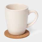 Набор подставок под горячее Доляна, под кружку, пробка, 4 шт., d=10 см - Фото 4