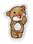 Наклейка на одежду «Медвежонок», с клеевой основой, 3.5×5.2 см, разноцветная - Фото 3