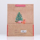 Пакет подарочный "Встречаем Новый Год" 26 х 32 х 12 см - фото 24986557