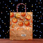 Пакет подарочный "Мандарины" 26 х 32 х 12 см - фото 22794547