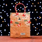 Пакет подарочный "Дед Мороз с подарками" 18 х 22,3 х 10 см - Фото 2