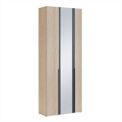 Шкаф трёхдверный «Палермо №5», 900×405×2350 мм, с зеркалом, цвет палермо / рейн морион