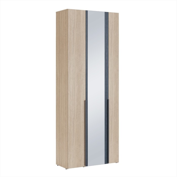 Шкаф трёхдверный «Палермо №5», 900×405×2350 мм, с зеркалом, цвет палермо / рейн морион - Фото 1