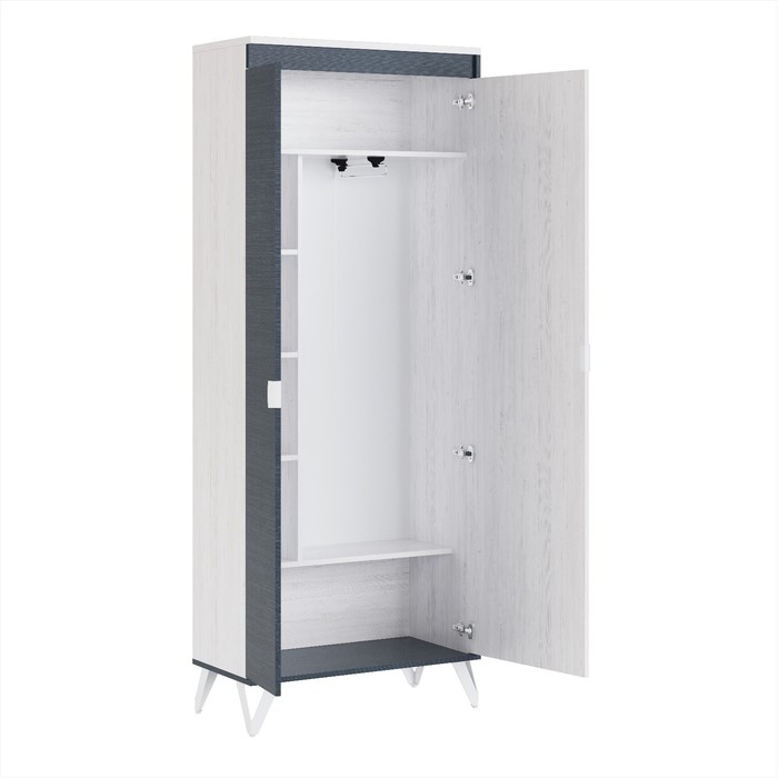 Шкаф универсальный «Винтер №4», 800×380×2030 мм, цвет винтенберг / рейн морион - фото 1907825885