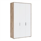 Шкаф трёхдверный «Николь №7», 1367×523×2320 мм, цвет дуб альпийский / белое сияние - фото 2143043